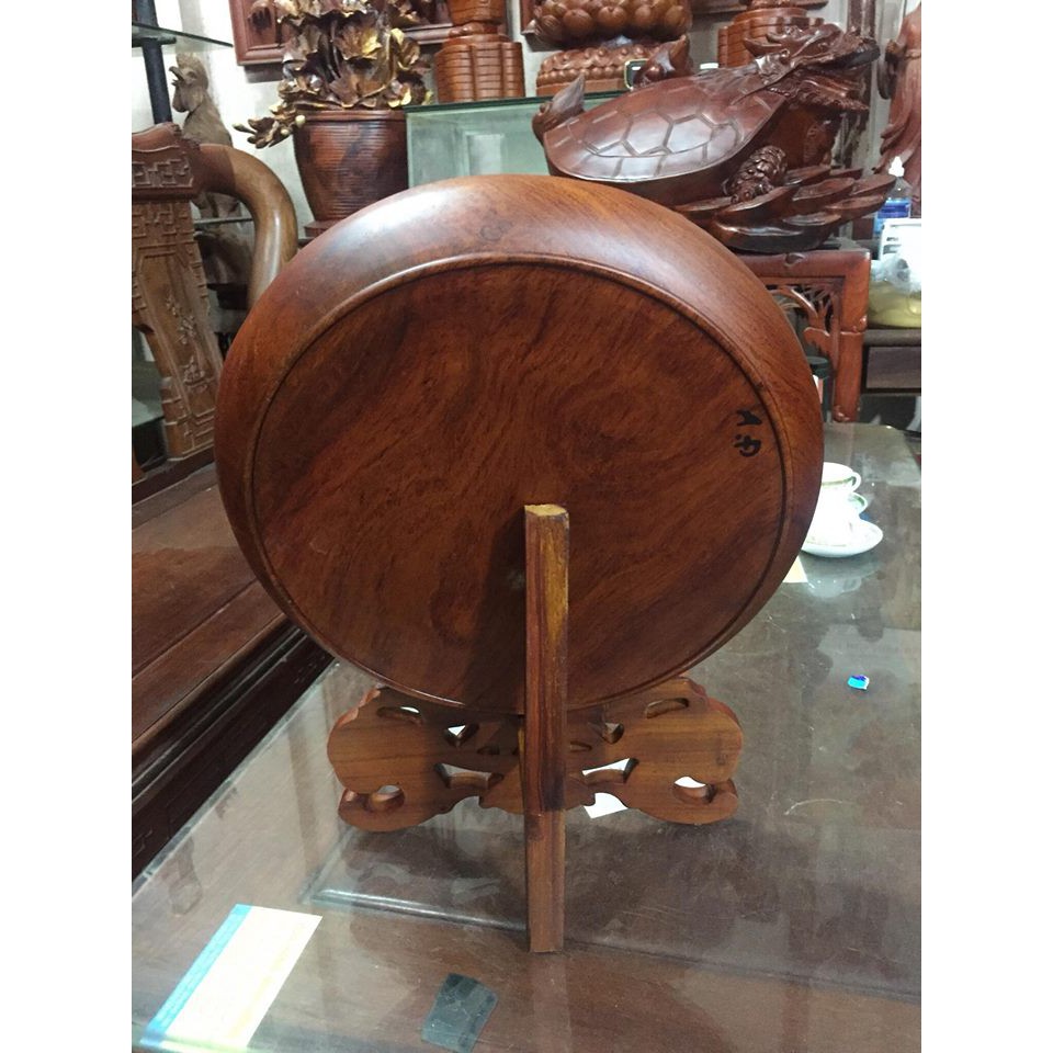 Hộp bánh mứt 9 ngăn gỗ trắc